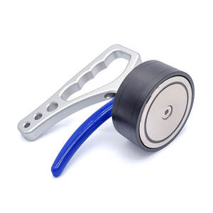 स्टील धातु प्लेट उठाने के लिए भारी शुल्क चुंबकीय पिकअप उपकरण पोर्टेबल 60 किलोग्राम हैंडहेल्ड चुंबकीय लिफ्टर - Product Image 4