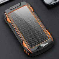 Nouveaux produits Camping Vente en gros Banque d'alimentation solaire Chargeur portable Chargeur solaire étanche Banque d'alimentation solaire 25000mAh