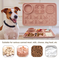 Fabricant de ventouses antidérapantes sans BPA Bol d'alimentation lente pour animaux de compagnie Tapis à lécher pour chiens