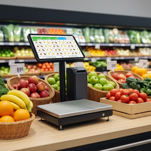 Báscula <span class=keywords><strong>de</strong></span> Plataforma Personalizable OEM para Etiquetar Frutas y Verduras en Supermercados - Product Image 1