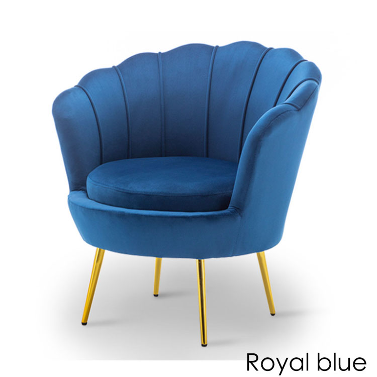 Nordic fabric small apartment single sofa leisure balcony bedroom clothing store dessert shop sofa chair