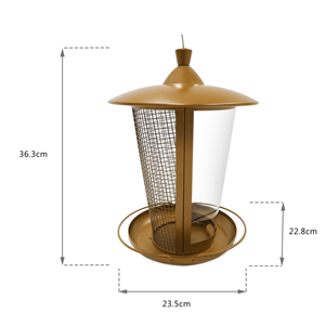 <span class=keywords><strong>2025</strong></span> thiết kế mới <span class=keywords><strong>Bird</strong></span> <span class=keywords><strong>Feeder</strong></span> 2 trong 1 sóc bằng chứng ngoài trời Vườn <span class=keywords><strong>Bird</strong></span> <span class=keywords><strong>Feeder</strong></span> kim loại Hoang Dã treo trang trí <span class=keywords><strong>Bird</strong></span> <span class=keywords><strong>Feeder</strong></span> - Product Image 4