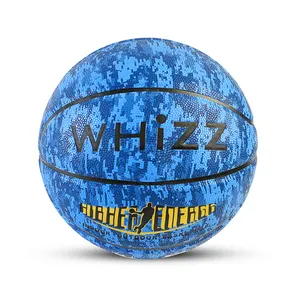 Nouveau design personnalisé de haute qualité microfibre université extérieur adulte standard en vrac taille 7 dribble basket-ball
