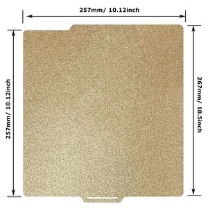 Placa de Construcción PEI para Impresora 3D Bamboo Lab X1/X1C/X1E/P1P/P1S/A1, 257x257mm, Lámina de Acero Texturizada de Doble Cara - Product Image 3