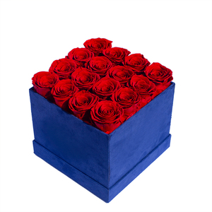 Boîte à bonbons de luxe avec fleurs préservées, cadeaux pour la fête des mères, cadeaux de mariage, fabrication sur mesure, vente en gros, fournisseur d'usine - Product Image 1