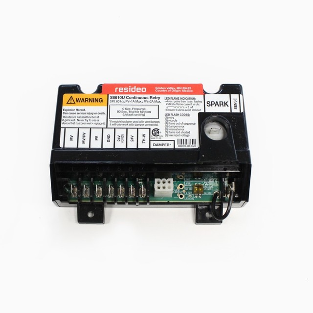 Resideo Y8610U4001 Gas Ignition Controller New Condition for Boiler Parts and Industries Includes Burner