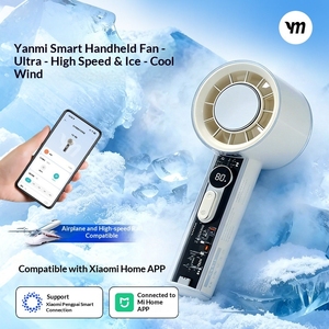 Yanmi Portable Fan Small High-speed 3000mAh <b>Multi</b> Speed USB <b>Charger</b> Portable Suitable for Outdoor Use Small - Product Image 3