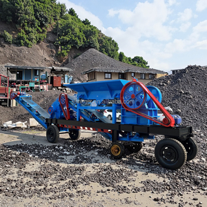 Phổ Biến Nhất Pe250 * 400 Di Động Máy Nghiền Hàm Với Băng Tải Granite Máy Nghiền Hàm Xây Dựng Chất Thải Máy Nghiền - Product Image 1