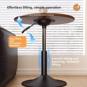 Balcony Leisure <b>Small</b> Coffee Table Household Living Room Side Table Reception Meeting Table Nordic Style Steel Home Furniture - Product Image 4