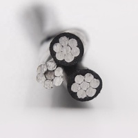 Kabel Layanan Triplex Terlaris, Terpilin, dan Terpasang di Udara # 4/0 # 3/0 # 2/0 # 1/0 # 2 # 4 # Daftar Harga 6 AWG