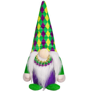 Gnomes à thème Halloween et <span class=keywords><strong>Carnaval</strong></span> pour fêtes et <span class=keywords><strong>d</strong></span>écorations intérieures, jouets en peluche violet, vert et or pour fêtes <span class=keywords><strong>d</strong></span>'Halloween - Product Image 5