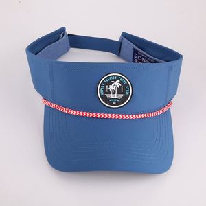 Custom Golf <b>Summer</b> <b>Hat</b> With String Embroidered Sun Visor <b>Hat</b> Sport Adjustable Visor Caps for Fishing Cycling - Product Image 2