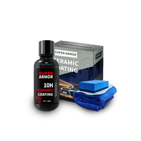 Kit de Revestimiento Cerámico de Grafeno Premium - Protección de Superficie Ultra-Dura 10H - Cuidado de Pintura Automotriz con Brillo Extremo y Anti-Grafiti