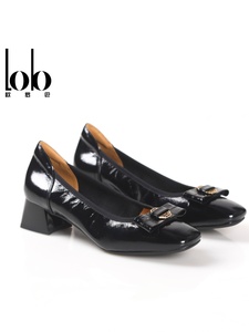 <span class=keywords><strong>Chaussures</strong></span> à talon carré bas pour femme, collection Printemps 2026, en cuir durable et souple, confortables, vente en gros usine - Product Image 4