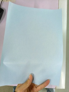 60gsm/65gsm cielo/luce blu Glassine carta autoadesiva corea Hot TOP/ECO etichetta termica adesivo metà Jumbo Rolls - Product Image 2