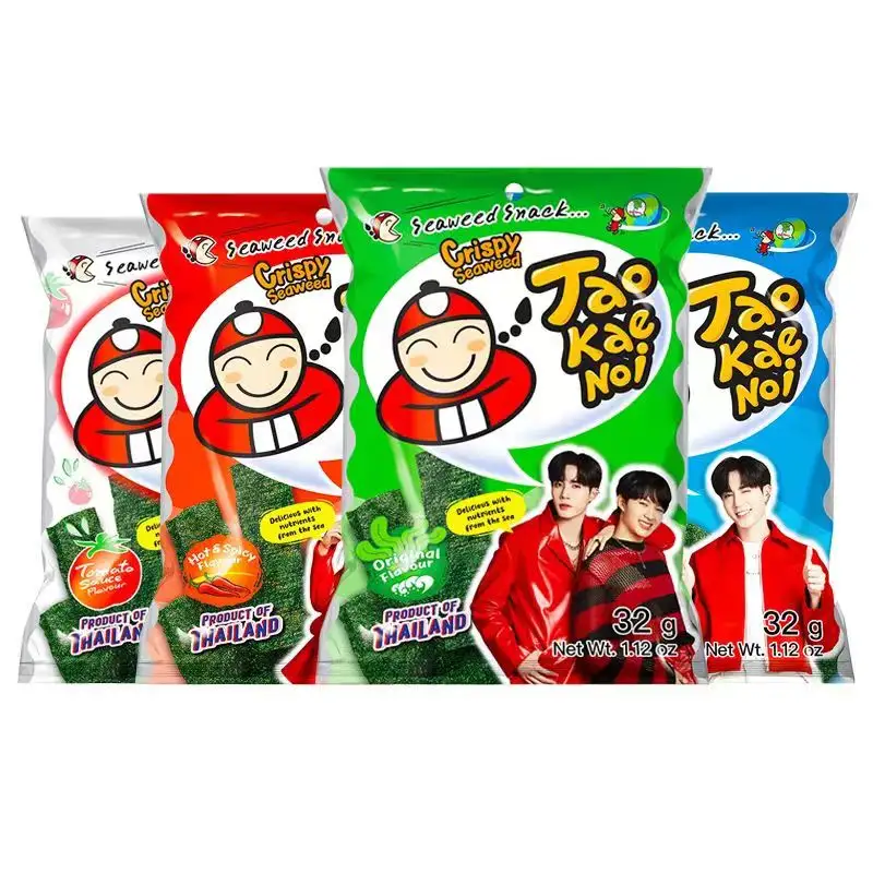 Exotic taokaenoi nori spicy snack crispy multi-Flavors chips