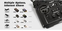 Émetteur radio Flysky PL18 Paladin 18 canaux, protocole AFHDS3, écran TFT 3,5 pouces, charge sans fil pour drone RC, véhicule à aile fixe