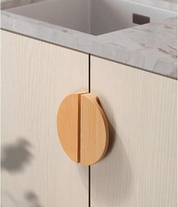 Maniglie <span class=keywords><strong>per</strong></span> Armadio in Noce Moderno, Maniglie Semicircolari in Legno Massello <span class=keywords><strong>per</strong></span> Mobili, Vendita all'Ingrosso - Product Image 5
