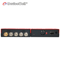 Convertisseur SDI Quad Link 4K avec 4 entrées SDI 1.5G/3G et 1 sortie SDI 6G/12G + 1 sortie optique 6G/12G (port LC) - PD2091M