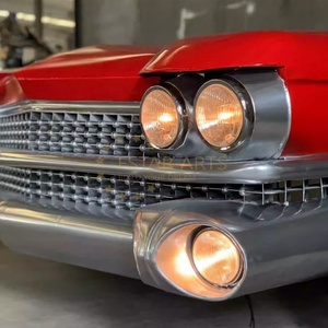 Bancone Reception a Forma di Auto <span class=keywords><strong>Vintage</strong></span> <span class=keywords><strong>Cadillac</strong></span>, Stile Industriale in Metallo per Ufficio o Bar - Product Image 3