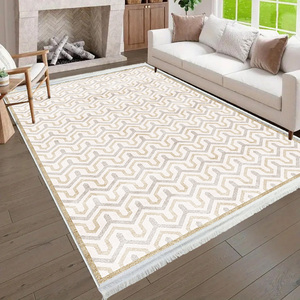 공장 도매 페르시아 모피 Bejirog 벨벳 복도 지역 거실 인쇄 두바이 카펫 - Product Image 5