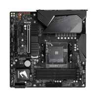 廉价技嘉 B550M-AORUS-PRO-P M-ATX 主板支持 AMD B550 Ryzen 3000/5000 CPU DDR4 台式机主板，带显示 HDMI 端口
