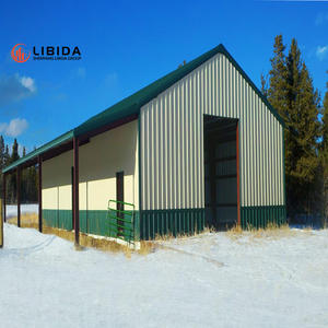 Entrepôt à structure métallique à bas prix, atelier à ossature acier avec mur rideau en <span class=keywords><strong>verre</strong></span>, usine à ossature métallique avec <span class=keywords><strong>mezzanine</strong></span> - Product Image 4