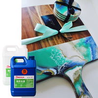 Kit de résine artisanale résine Ultra claire pour bricolage résine de rivière époxy et Table d'océan en bois pour le versement de bois pro