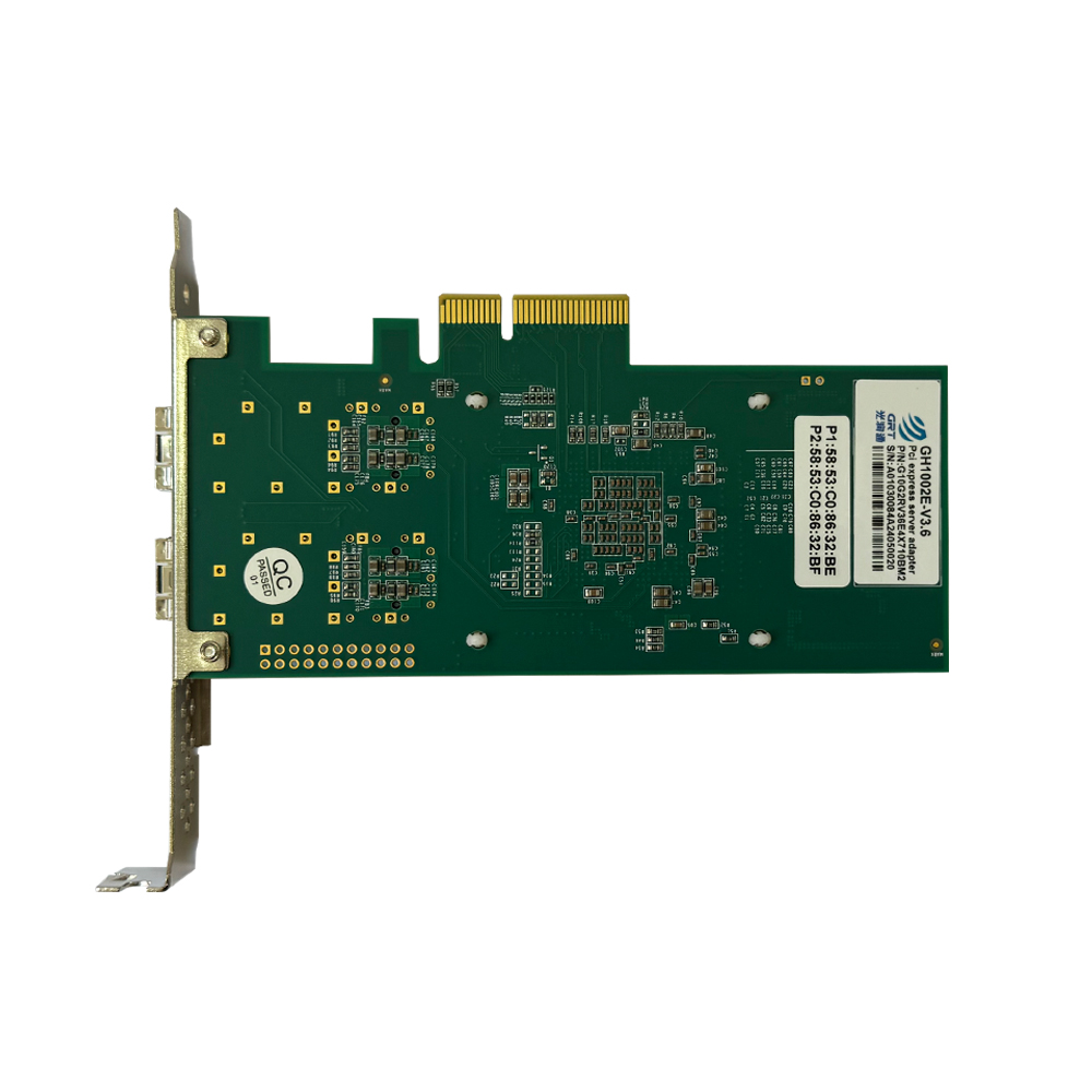 未使用 LANカード PCIe x4 10GbE SFP+ 2ポート GRT Pcie X4 10G Network Lan Card - Dual SFP Fiber Adapter