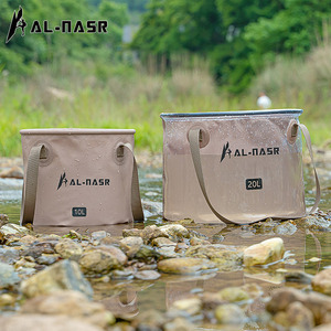 Al-Nasr Folding Water Bucket 20L Portable Outdoor Camping Hiking Basin Bag - Product Image 2