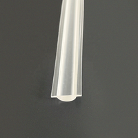 Diffuseur optique LED industriel moderne Baoming, lentille linéaire transparente en PMMA, couvercle lumineux extrudé, taille personnalisée, 5 ans de garantie, intérieur, ISO