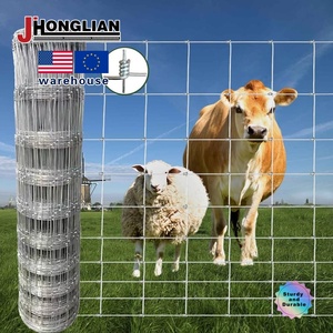 Clôture en <span class=keywords><strong>fil</strong></span> de fer <span class=keywords><strong>galvanisé</strong></span> anti-chèvres, anti-vaches et anti-cerfs pour ferme, prix de gros usine - Product Image 1