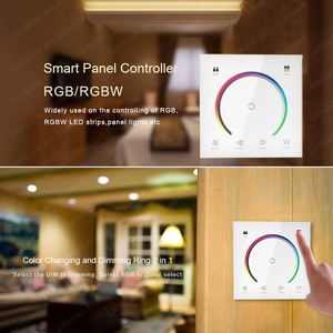 Bán hàng nóng 12V 24V <span class=keywords><strong>PWM</strong></span> tín hiệu chế độ RGBW LED <span class=keywords><strong>dimmer</strong></span> điều khiển 4A + 4 kênh treo tường cảm ứng bảng điều chỉnh chuyển đổi điều khiển từ xa - Product Image 5