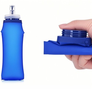 Bouteille d'eau souple en TPU de 250 ml pour le sport, pliable, sacoche d'hydratation pour la course en extérieur, à porter à la taille - Vente en gros - Product Image 1