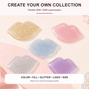 Pack de gel réutilisable pour les lèvres, à refroidissement rapide, chaud et froid, pour le soin et le soulagement de l'enflure après injection de filler. - Product Image 2