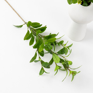 Flores Artificiales de Hoja de Alcanfor de Tallo Largo, Flores de Seda, Decoración Interior, Arreglos Florales para Bodas - Product Image 4