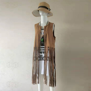 2025 nuevo <span class=keywords><strong>chaleco</strong></span> de <span class=keywords><strong>flecos</strong></span> de gamuza de moda de verano - Product Image 5