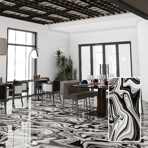 Casa 60 per 120 1200x600 Carreaux Sol 120x60 pavimenti in <span class=keywords><strong>bianco</strong></span> <span class=keywords><strong>e</strong></span> <span class=keywords><strong>nero</strong></span> piastrelle in marmo 24x48 per piastrelle per soggiorno - Product Image 1