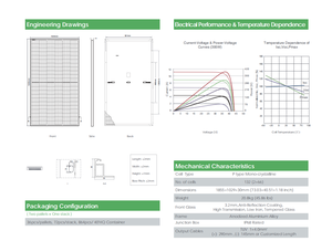 สำหรับ<span class=keywords><strong>66TR</strong></span> เสือ390-410W แผงเซลล์แสงอาทิตย์ PERC MONO-crystalline - Product Image 5