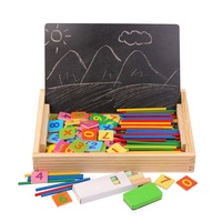 Caja de Computadora Educativa Digital de Madera, Juego de Mesa de Combinación para Niños