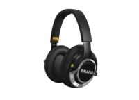 Fde — casque d'écoute pliable 3 canaux led, écouteurs silencieux, vrai logo, pour la fête, avec micro, stéréo DJ
