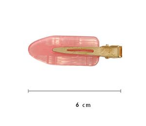 ปิ่นปักผมรูปดอกซากุระสีชมพูแบบเรียบง่ายคลิปหนีบผมด้านข้างสุดหรูแบบเกาหลี - Product Image 3