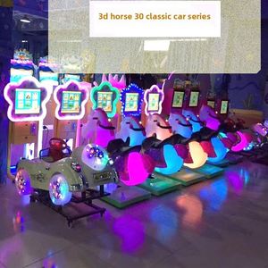 Máquina de Carreras de Caballos 3D Más Vendida, Consola de Juegos Arcade Operada con Monedas, Caballo Mecánico de Lujo para Niños - Product Image 6