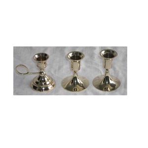 Portavelas Mini de Latón Macizo Hecho a Mano con Acabado Pulido, Decoración Navideña para el Hogar, Precio al por Mayor - Product Image 3