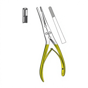Forceps chirurgical TC-Rubin pour tissus et septum, 21 cm / 8-1/2 pouces, avec pointes en carbure de tungstène TC GOLD pour une précision accrue lors des interventions sur les tissus. - Product Image 1