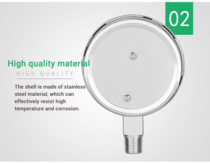 Tùy chỉnh viên nang vi kiểm tra áp suất 100 kPa chịu nhiệt độ cao áp kế đo áp suất với con dấu cơ hoành - Product Image 4