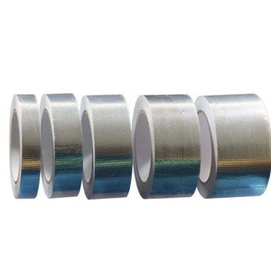 छत गर्मी ढाल अनुप्रयोगों के लिए फाइबरग्लास एल्यूमीनियम पन्नी टेप - Product Image 1