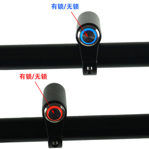 Mochi Motorcycle Handlebar Switch 22mm <b>Waterproof</b> Metal With Blue <b>Led</b> <b>Light</b> For Off Road Bike Modification - Product Image 3