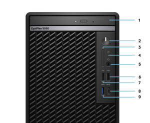 Ordinateur de bureau haute performance à prix bas OPTIPLEX 5090MT TOWER I7 8G 1T DVDRW Workstation PC pour les performances informatiques professionnelles - Product Image 3