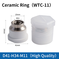 Buse en céramique 3D originale ZNK pour connecteur de buse D41-M11-H34.5 WTC-11 pour accessoire de tête de découpe laser à fibre HSG WSX